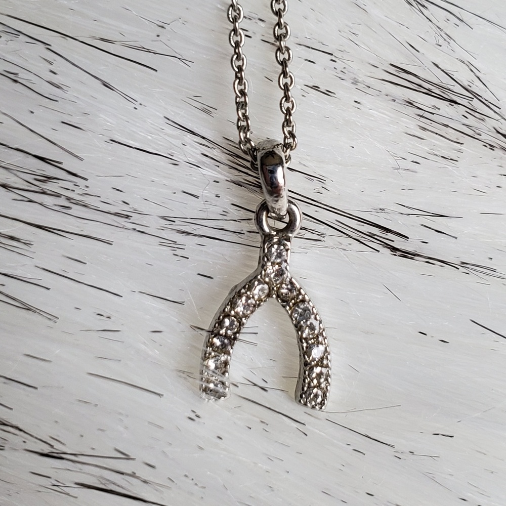 💎 18" Wishbone Necklace